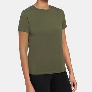 Theory Crewneck Tee - Organic Cotton - Olive